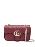 Gucci mini GG Marmont shoulder bag - Red