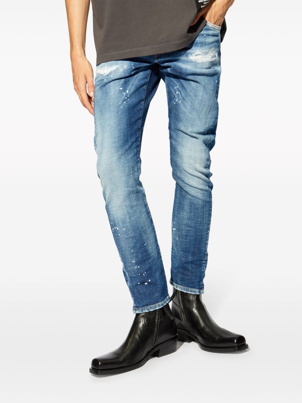 DSQUARED2 Skinny jeans Blauw