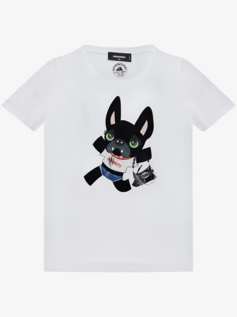 DSQUARED2 dog print T-shirt