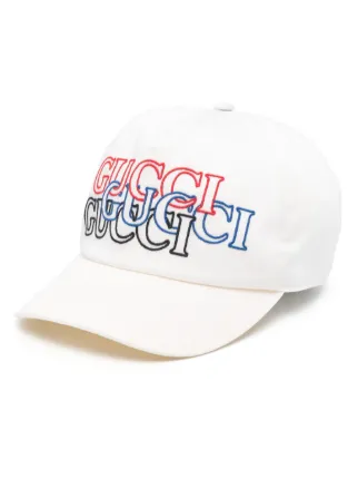 GUCCI　キャップ Gucci Original GG Canvas Baseball Hat With Web 'Beige Blue