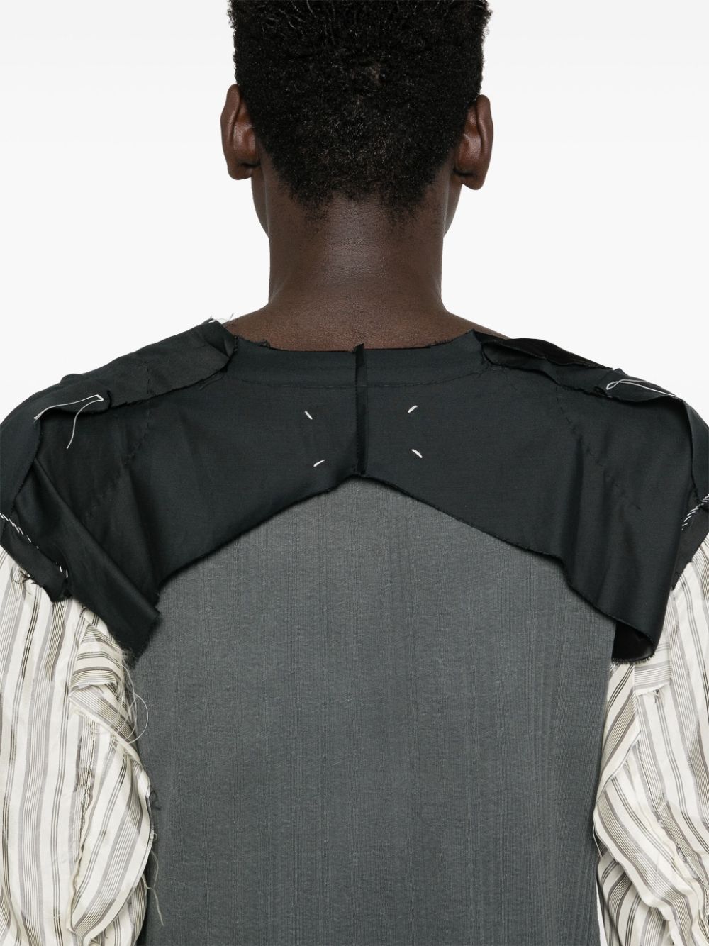 MAISON MARGIELA DÉCORTIQUÉ PATCHWORK JUMPER 