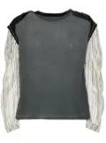 Maison Margiela Décortiqué patchwork jumper - Grey