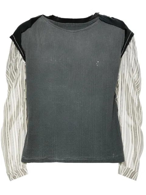 Maison Margiela Decortique patchwork jumper Men