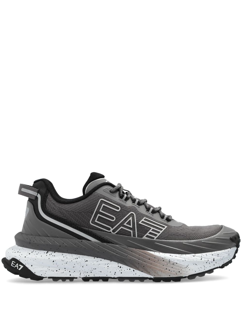 Ea7 Crusher Distance Sonic Trail Sneakers In Gray