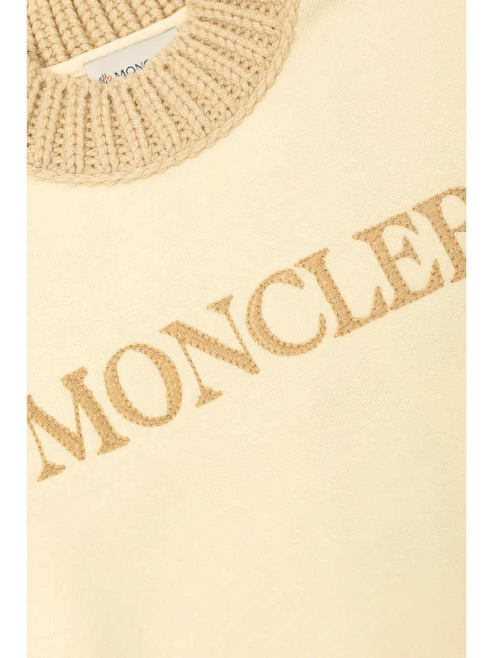 Moncler Enfant Trainingspak met logopatch Beige