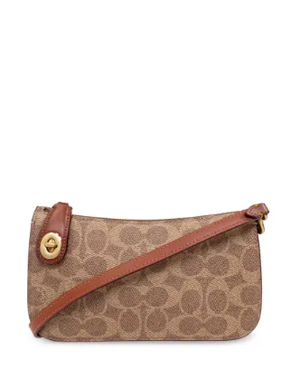 Coach All Over Print Shoulder Bag Brown FARFETCH IE