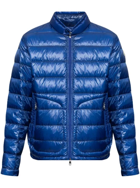 Moncler metallic finish down jacket