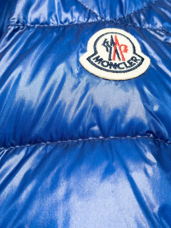 Moncler メタリック ダウンジャケット | ブルー | FARFETCH JP Moncler メタリック ダウンジャケット | ブルー | FARFETCH JP