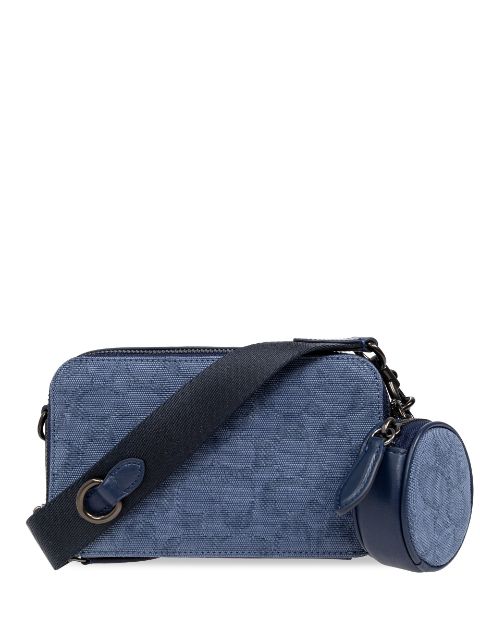 Coach logo-printed zipped shoulder bag