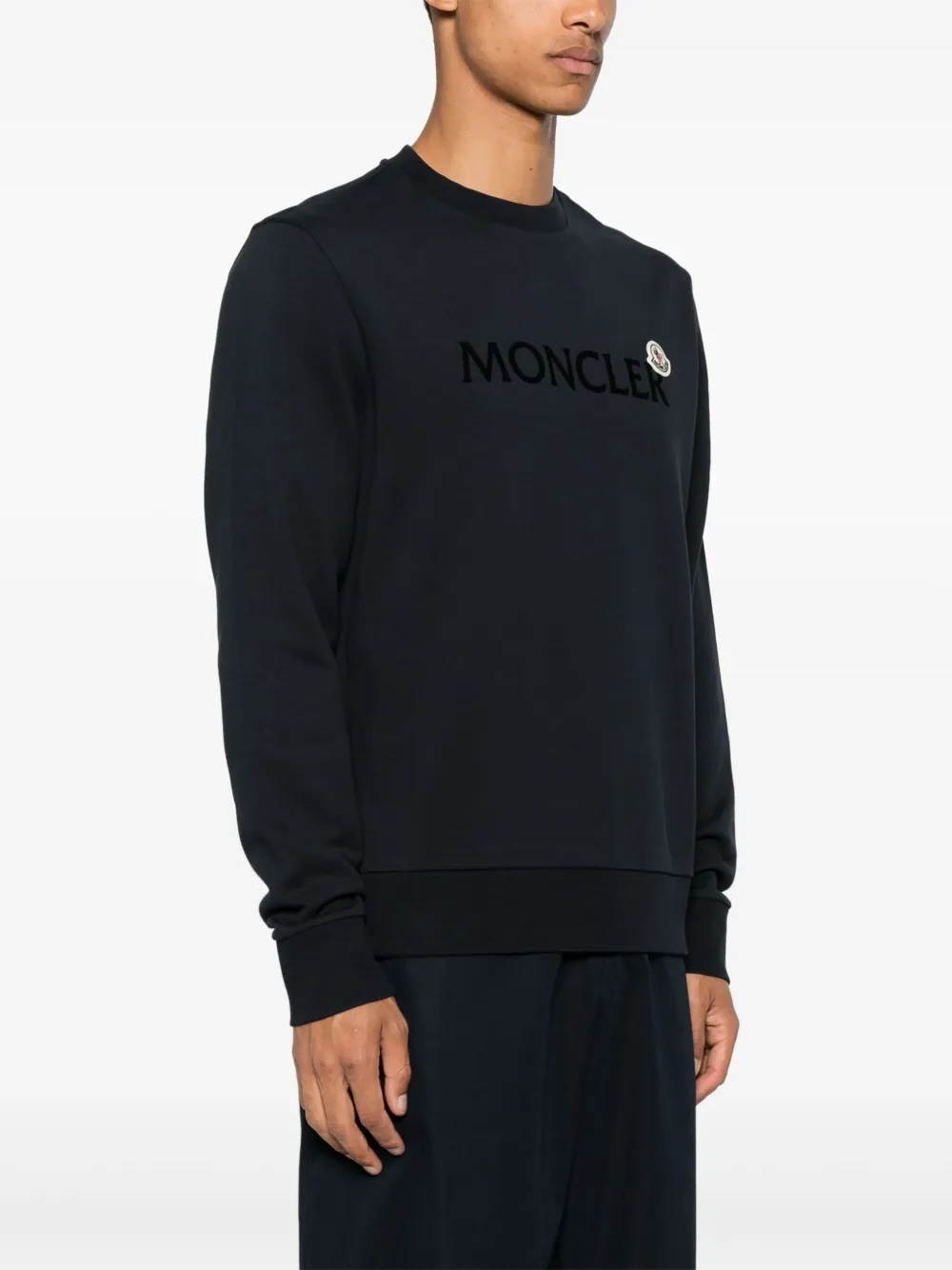 Moncler ロゴ スウェットシャツ | ブルー | FARFETCH JP