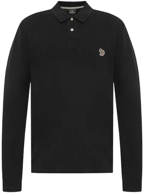 PS Paul Smith logo-patch cotton polo shirt 