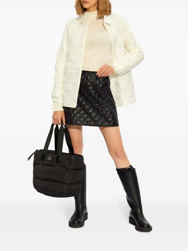 ワンピース MONCLER Women Short Skirts 093 8I000 14 89A1K999 Black Moncler Padded Skirt | Black | FARFETCH