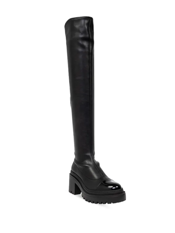 「新商品」に関するプレスリリース Giuseppe JP FARFETCH | ブラック | ロングブーツ レザー Zanotti 靴