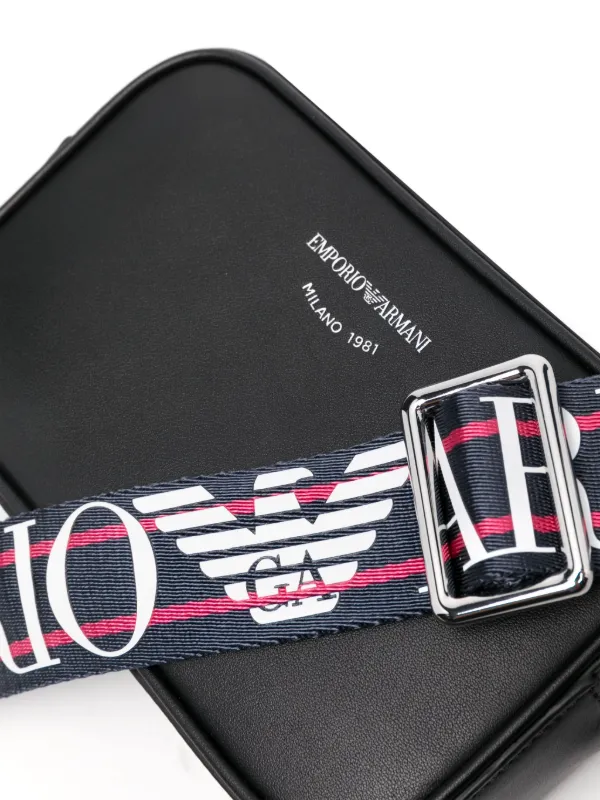 ★送関込み★ EMPORIO ARMANI ロゴ ベルトバッグ EMPORIO ARMANI ウエストポーチ 「エンポリオ アルマーニ