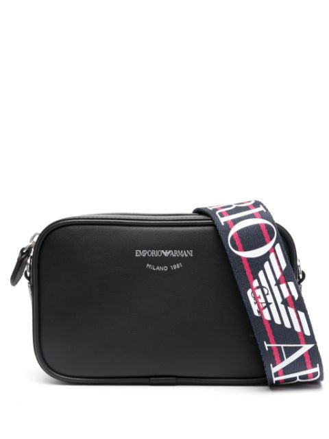 Emporio Armani logo-debossed crossbody bag Women