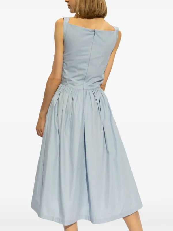 vivienne westwood sunday sleeveless midi dress VIVIENNE WESTWOOD Sunday Sleeveless Midi Dress - Blue
