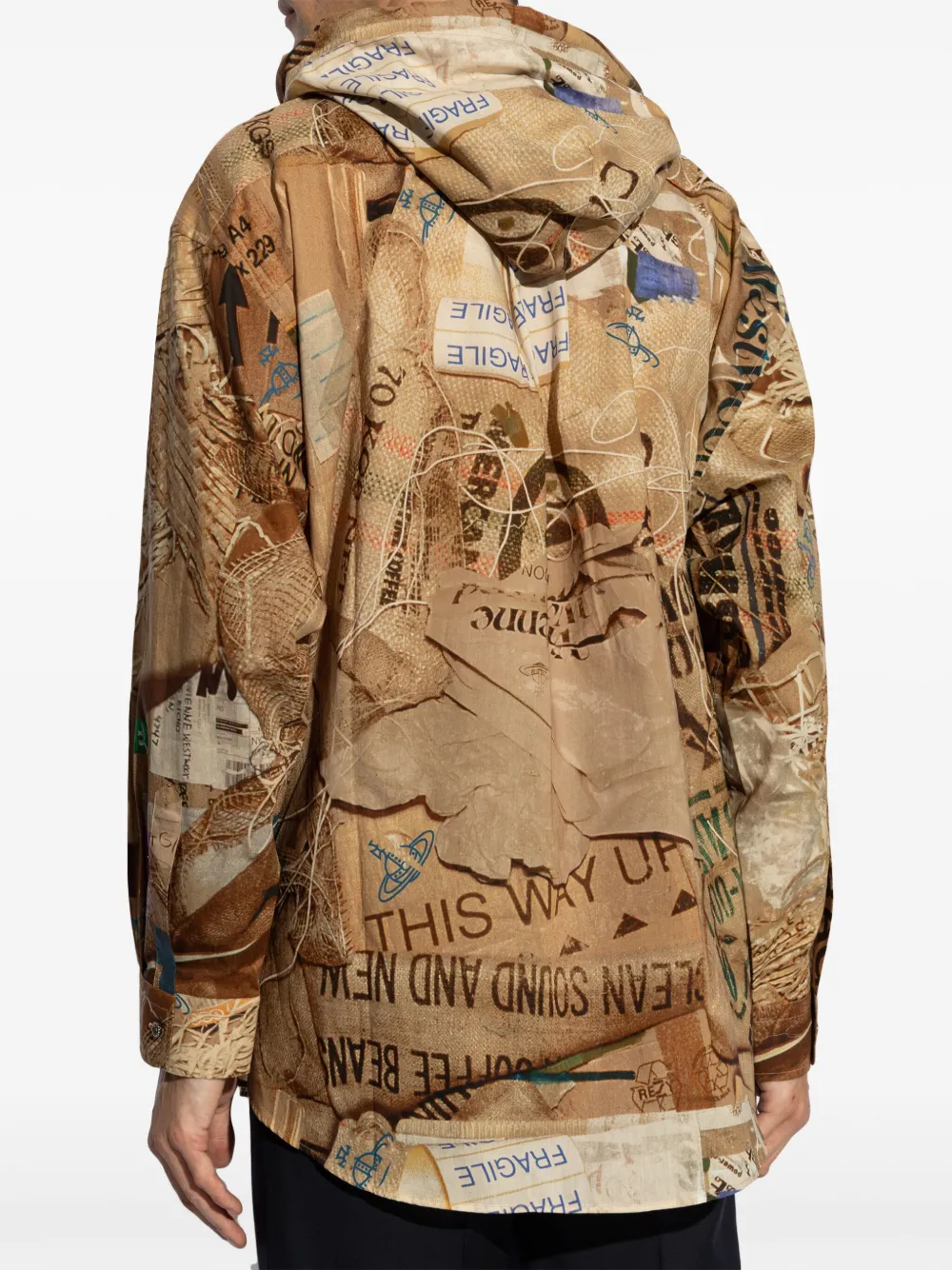 Vivienne Westwood Overhemd met capuchon Beige