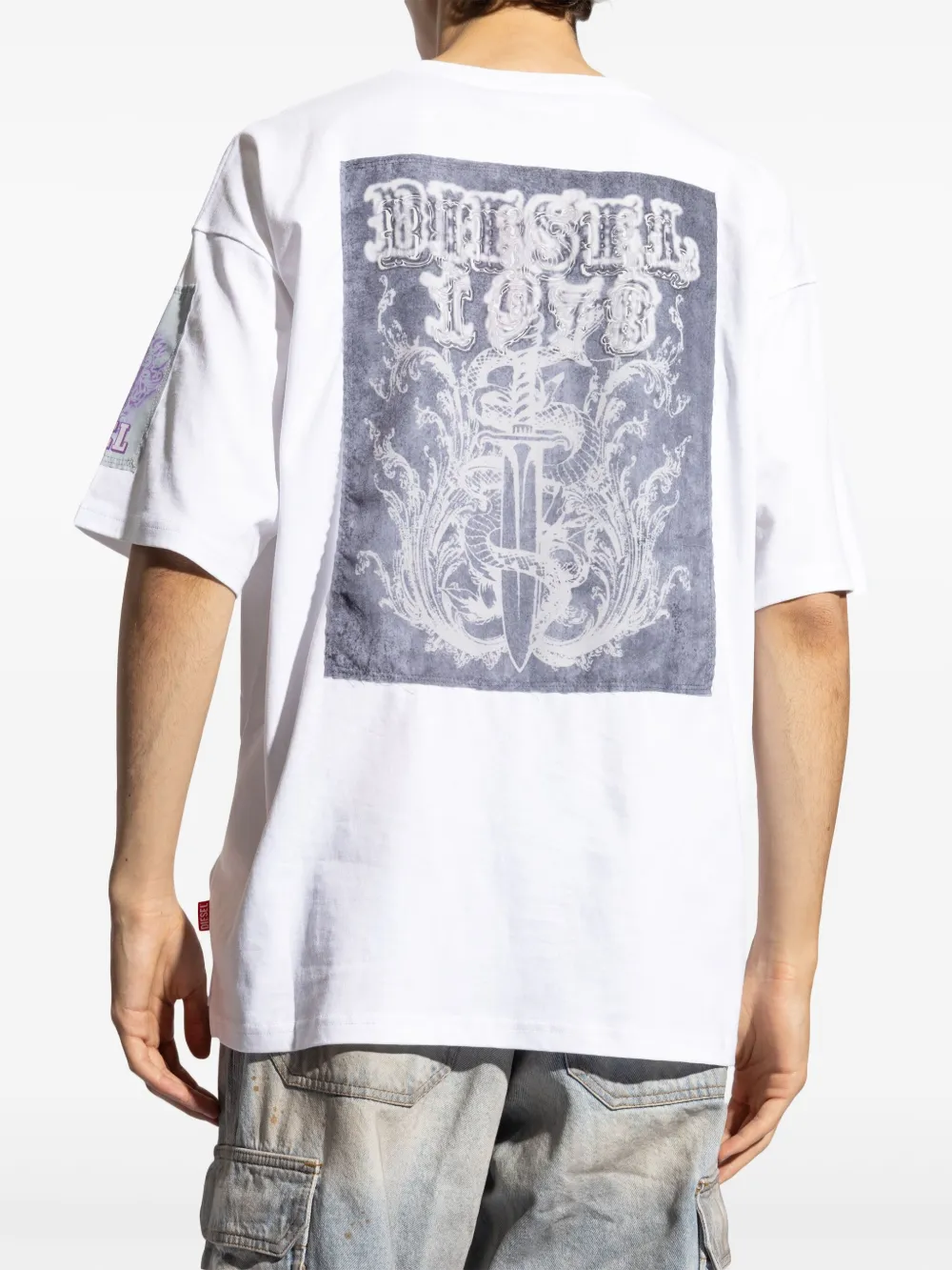 Diesel T-shirt met grafische print Wit