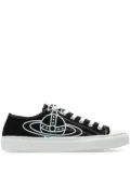 Vivienne Westwood Orb-print canvas sneakers - Black