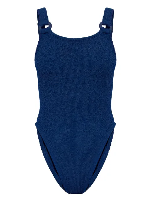 Hunza G Domino seersucker swimsuit