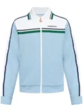 Casablanca logo-embroidered panelled track jacket - Blue