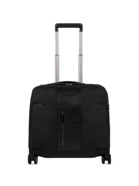 PIQUADRO leather-trim wheeled luggage