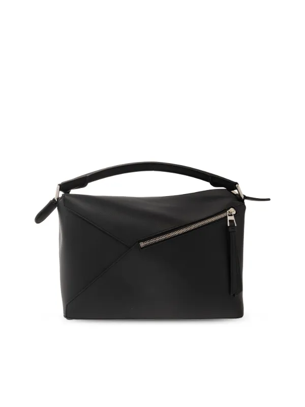 LOEWE Medium Puzzle Tote Bag | Black | FARFETCH JO