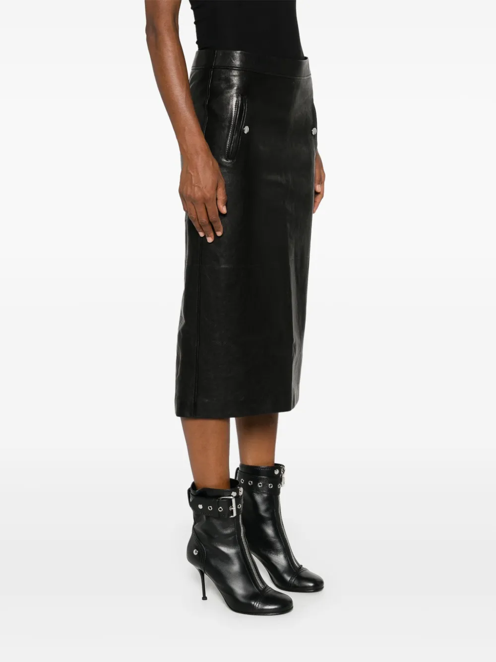 Alexander McQueen high-waist midi skirt Women