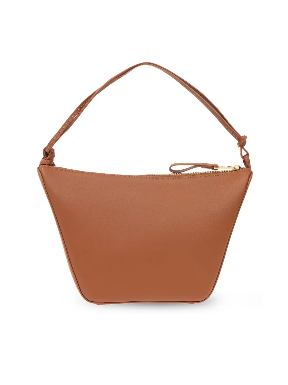 Loewe Mini Hammock Hobo Bag In Classic Calfskin In Braun