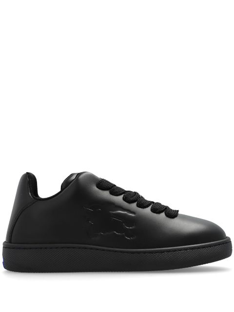 Burberry twisted metal detail leather sneakers Men