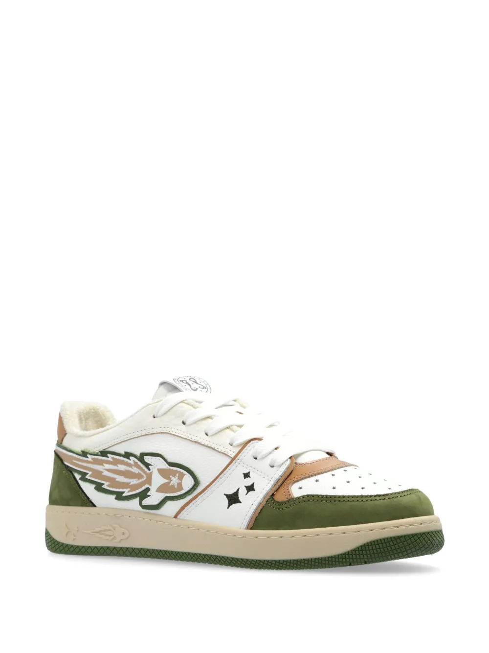 Enterprise Japan Rocket panelled sneakers Green