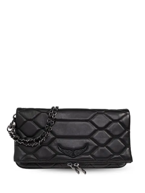 Zadig&Voltaire Rock Mat Scale Clutch Bag