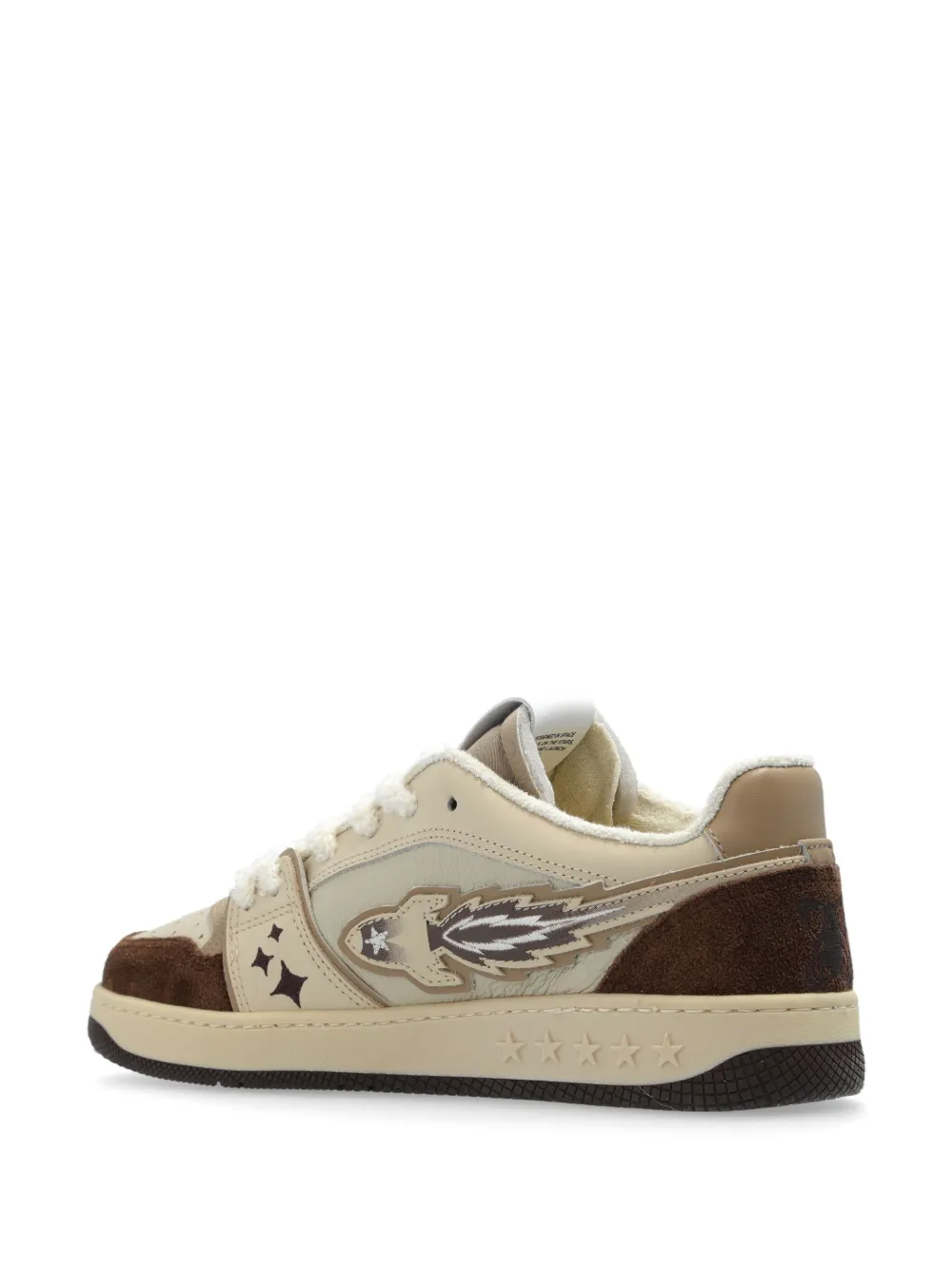 Enterprise Japan Rocket panelled sneakers Brown