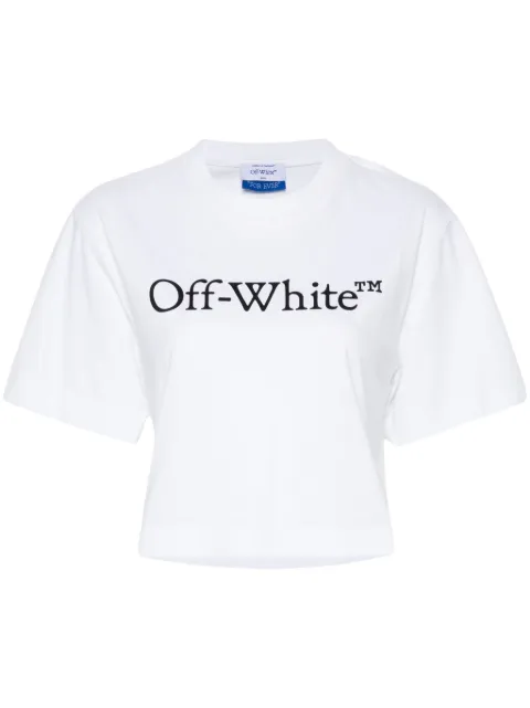 Off-White تيشيرت قصير بطبعة شعار الماركة