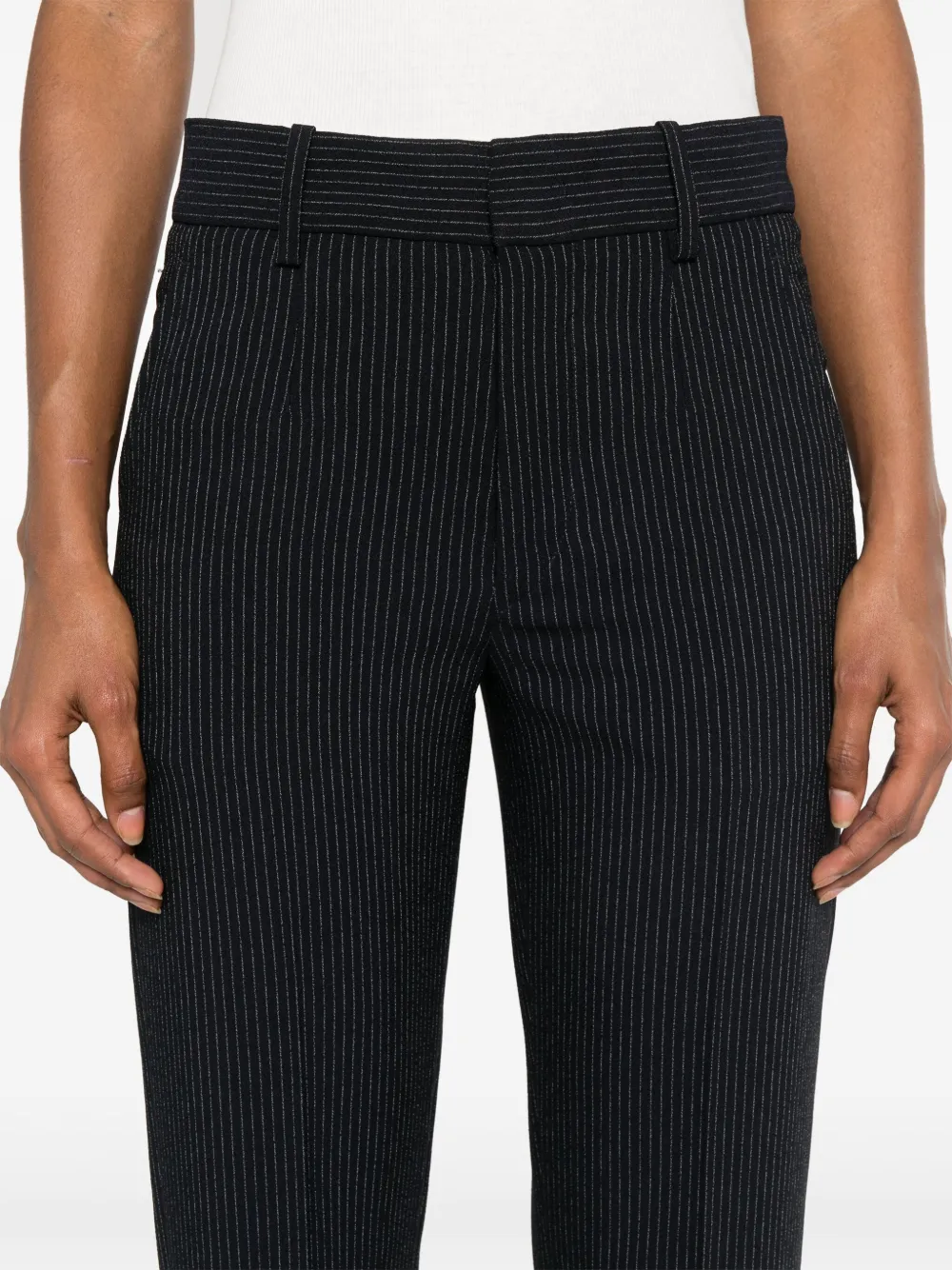Rep ISABEL MARANT pinstriped cigarette trousers Women