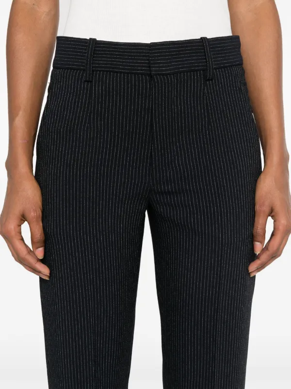 【送料&関税込】Isabel Marant ritana Trousers ISABEL MARANT Ritana Pinstriped Trousers | Blue | FARFETCH JO