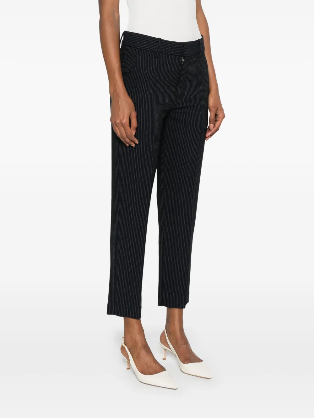 Rep ISABEL MARANT pinstriped cigarette trousers Women