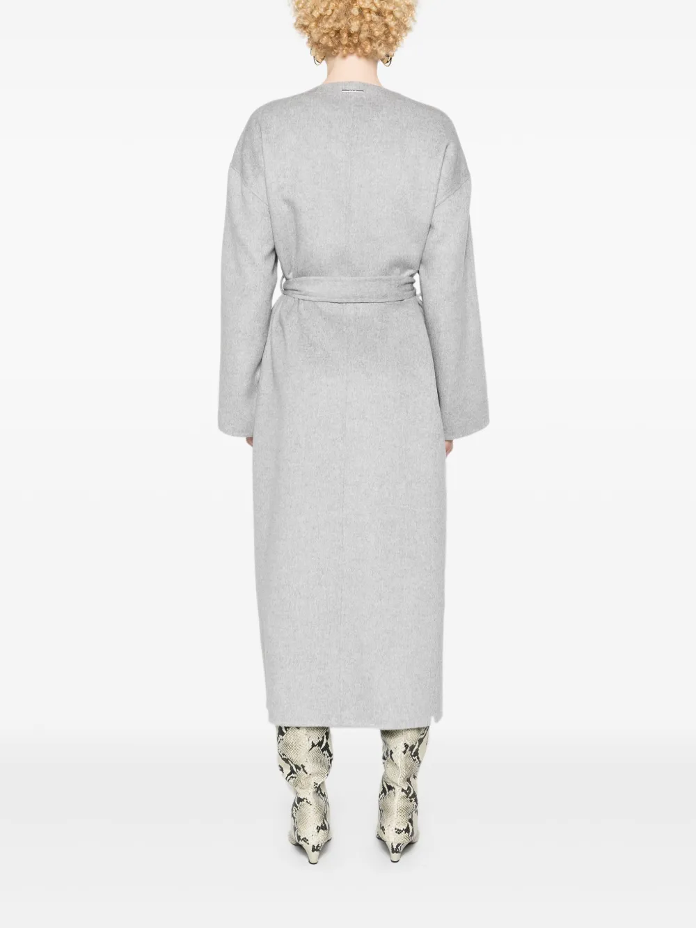 Calvin klein wrap belted coat outlet