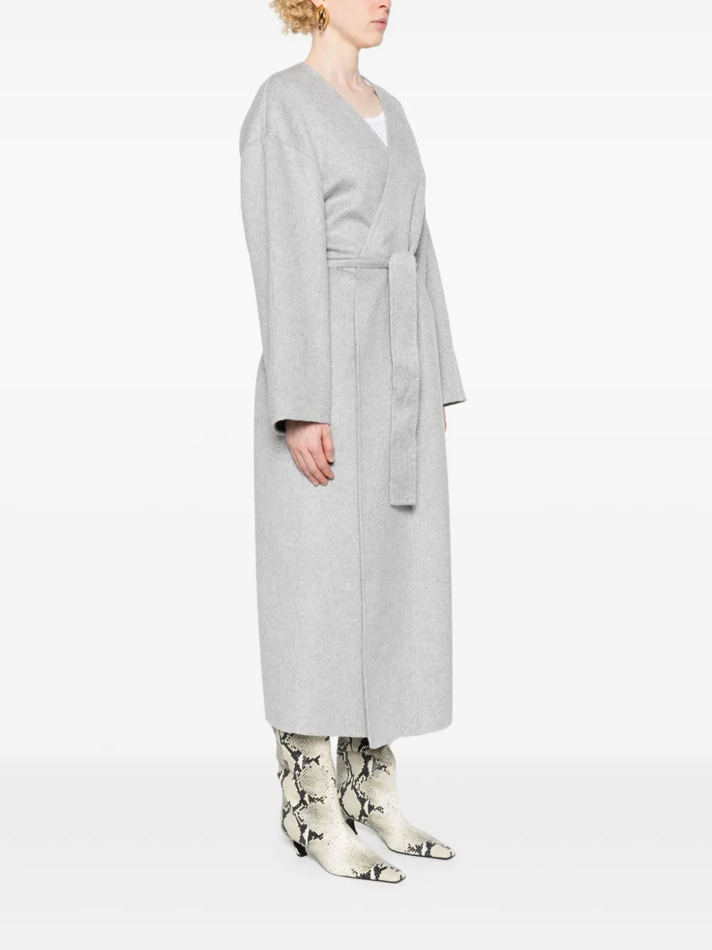 Calvin Klein wrap design Belted Coat Farfetch