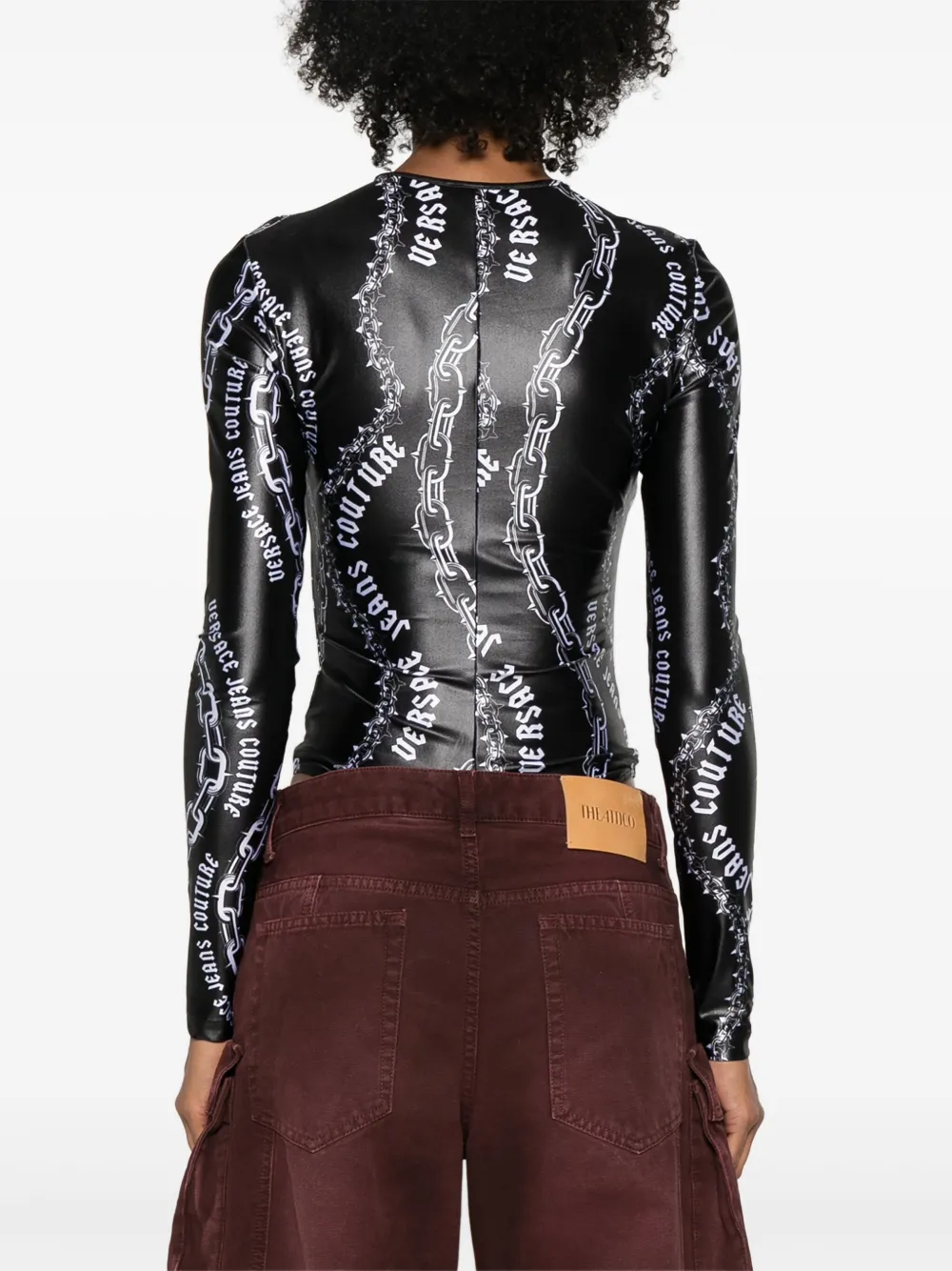 Affordable Versace Jeans Couture Chain Couture-print bodysuit Women