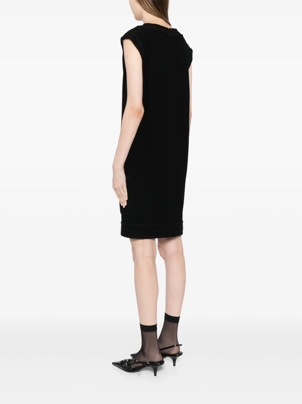 2008 Silk-Blend Sleeveless Dress