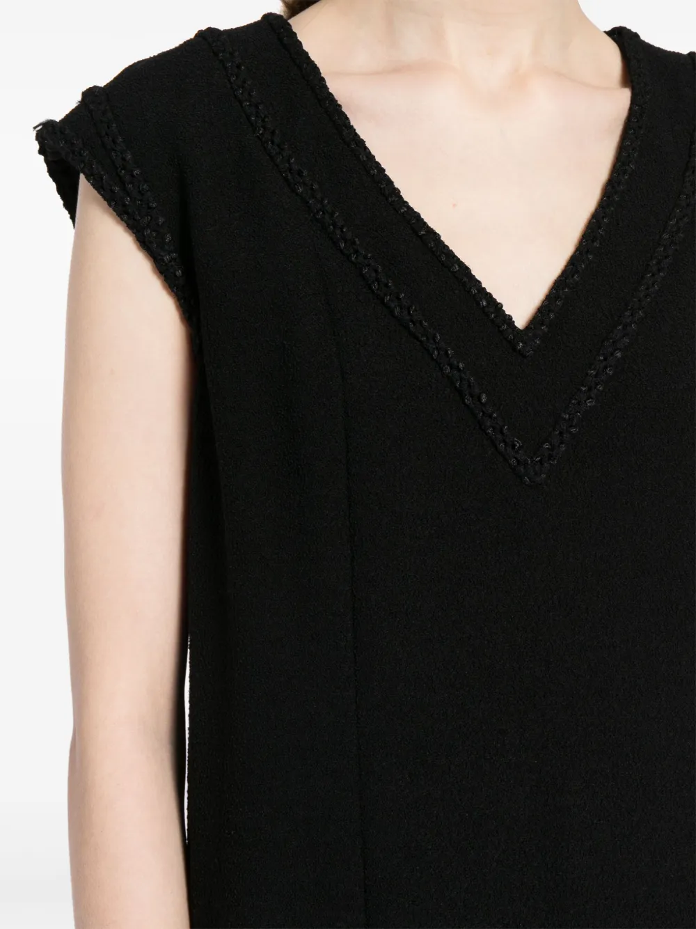 2008 Silk-Blend Sleeveless Dress
