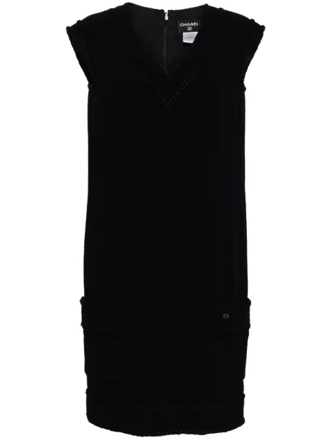 CHANEL Pre-Owned 2008 silk-blend sleeveless dress
