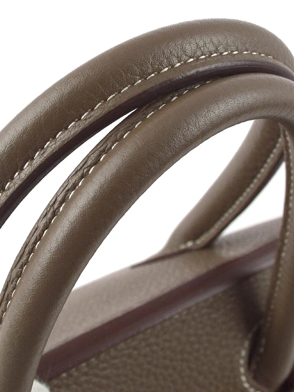 Pre-owned Hermes 2012 Birkin 30 Handbag In Grey