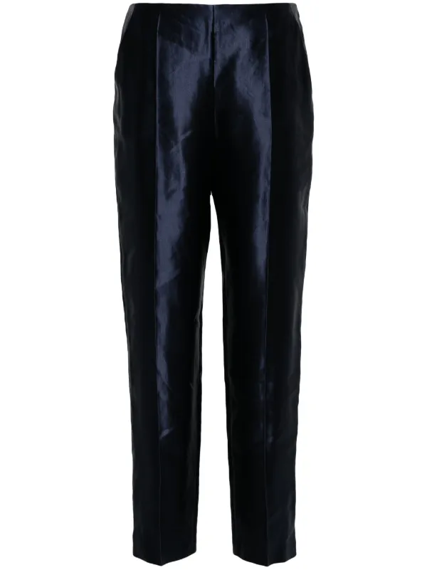ボトムスその他 GIORGIO ARMANI Women Pants GW000168TE10071UC001 Blue Giorgio Armani Silk Pants - Blue - Women | GW000168TE10071UC001