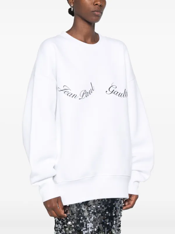 Jean Paul Gaultier ロゴ スウェットシャツ | ホワイト | FARFETCH JP