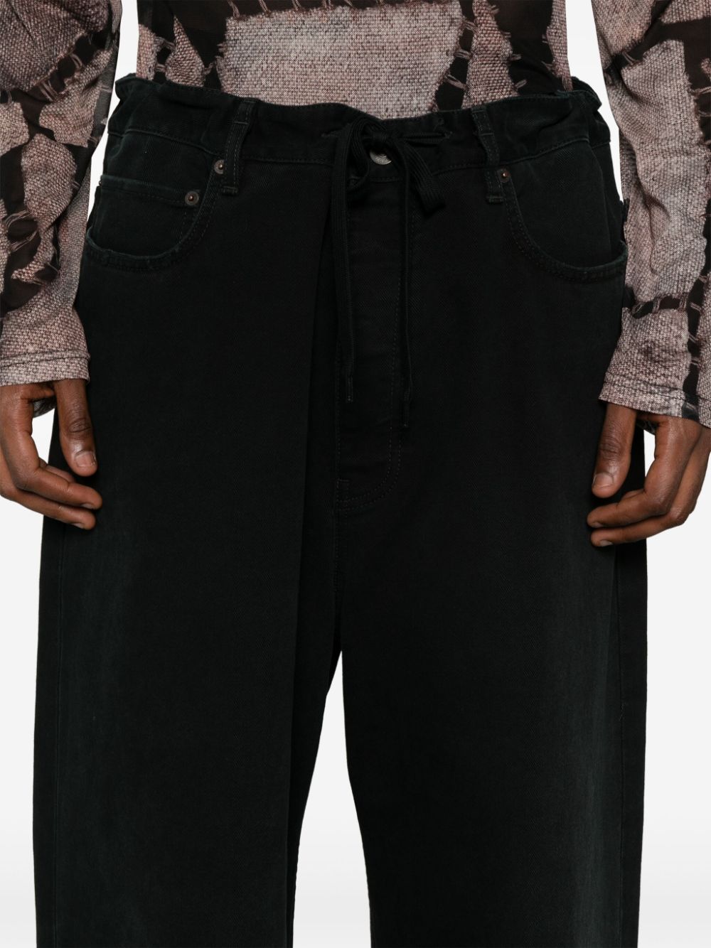 Balenciaga distressed loose jeans Men