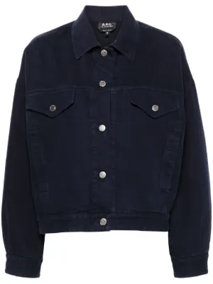 Apc denim jacket womens hotsell