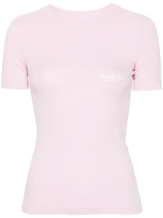 Balenciaga Beverly Hills Embroidered T-shirt | Pink | FARFETCH