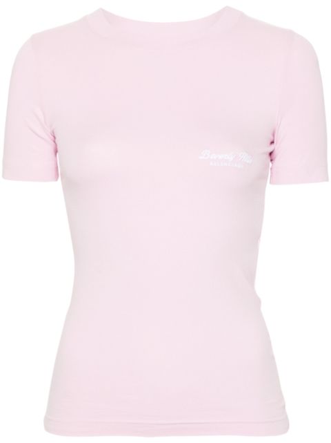 Balenciaga Beverly Hills embroidered T-shirt Women